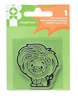 Clear Acrylic Stamp: Lion