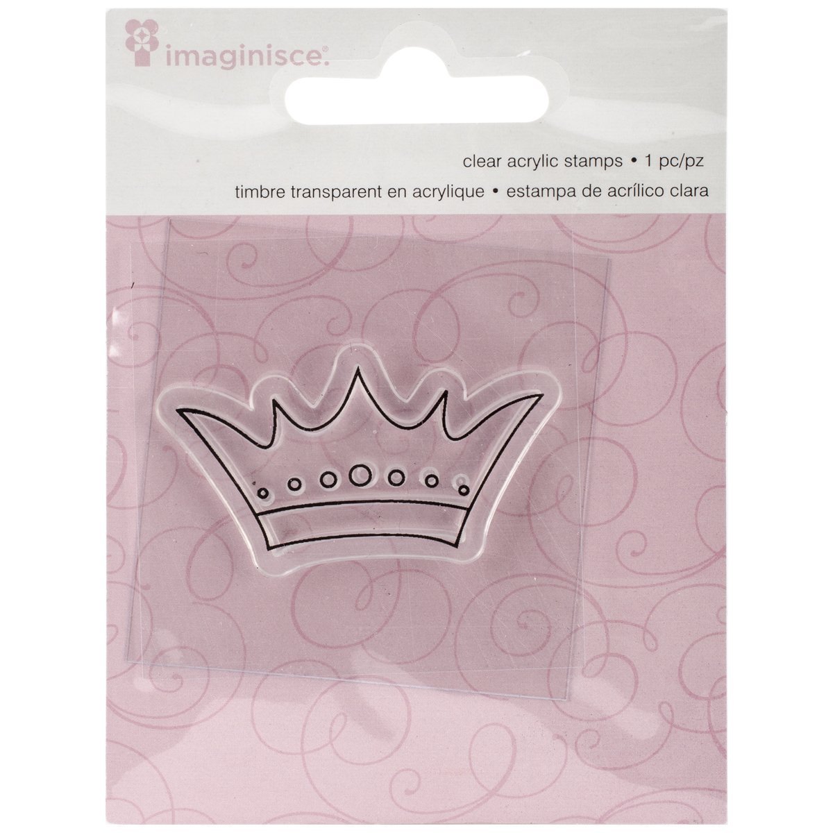 Clear Acrylic Stamp: Crown