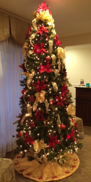 Customer decorated Christmas Tree