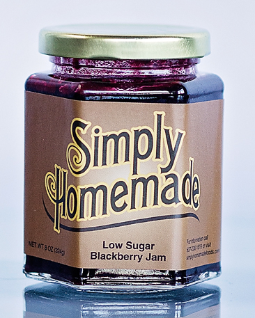 Low Sugar Blackberry Jam