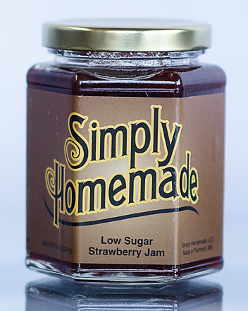 Low Sugar Strawberry Jam