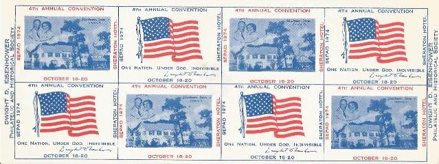 Eisenhower Philatelic Convention seals
