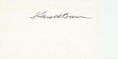 Harold Brown - Defense Secretary Card