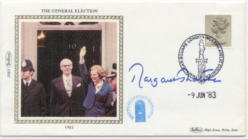Margaret Thatcher Signed Election 1983
