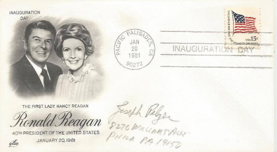 Reagan Inaugural Noble # RWR-009 