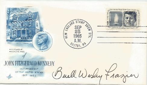 Buell Wesley Frazier signed fdc
