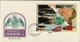 Dominica with residents FDC sheet