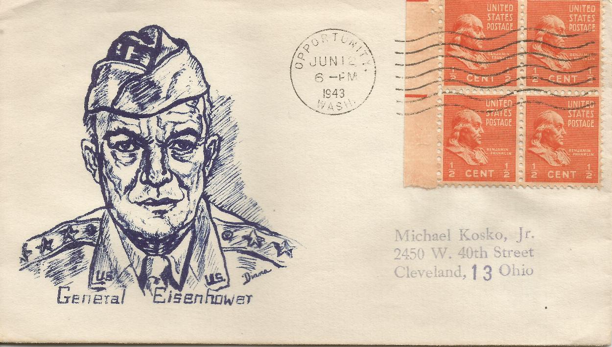 Eisenhower wartime drawing
