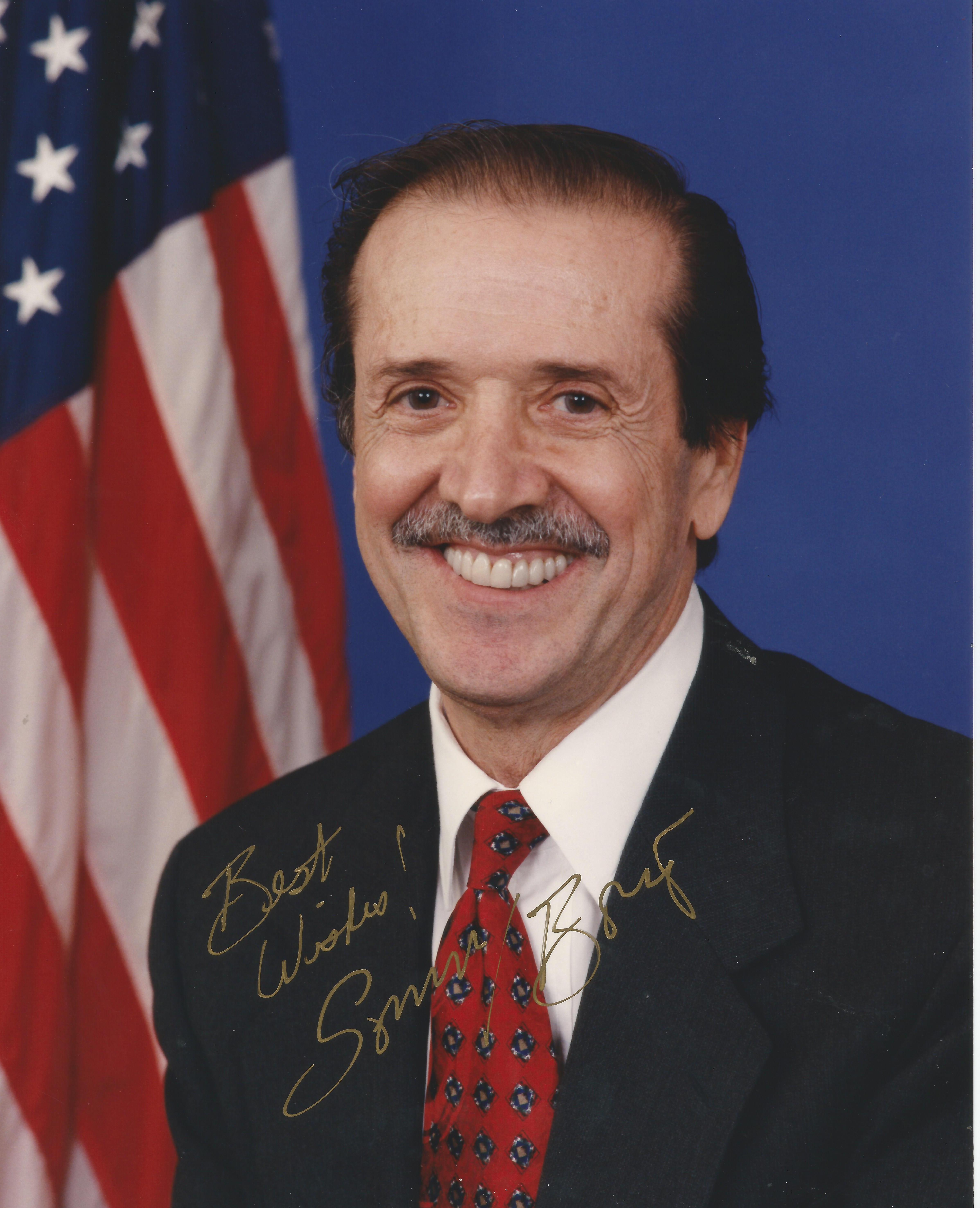 Sonny Bono Congressman signed photo