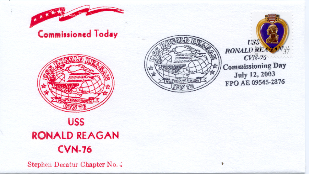 Reagan CVN-76 Commissioned #3