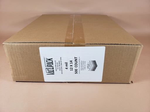 4 MIL 500 COUNT 12X14 COMMERCIAL FLAT BAGS