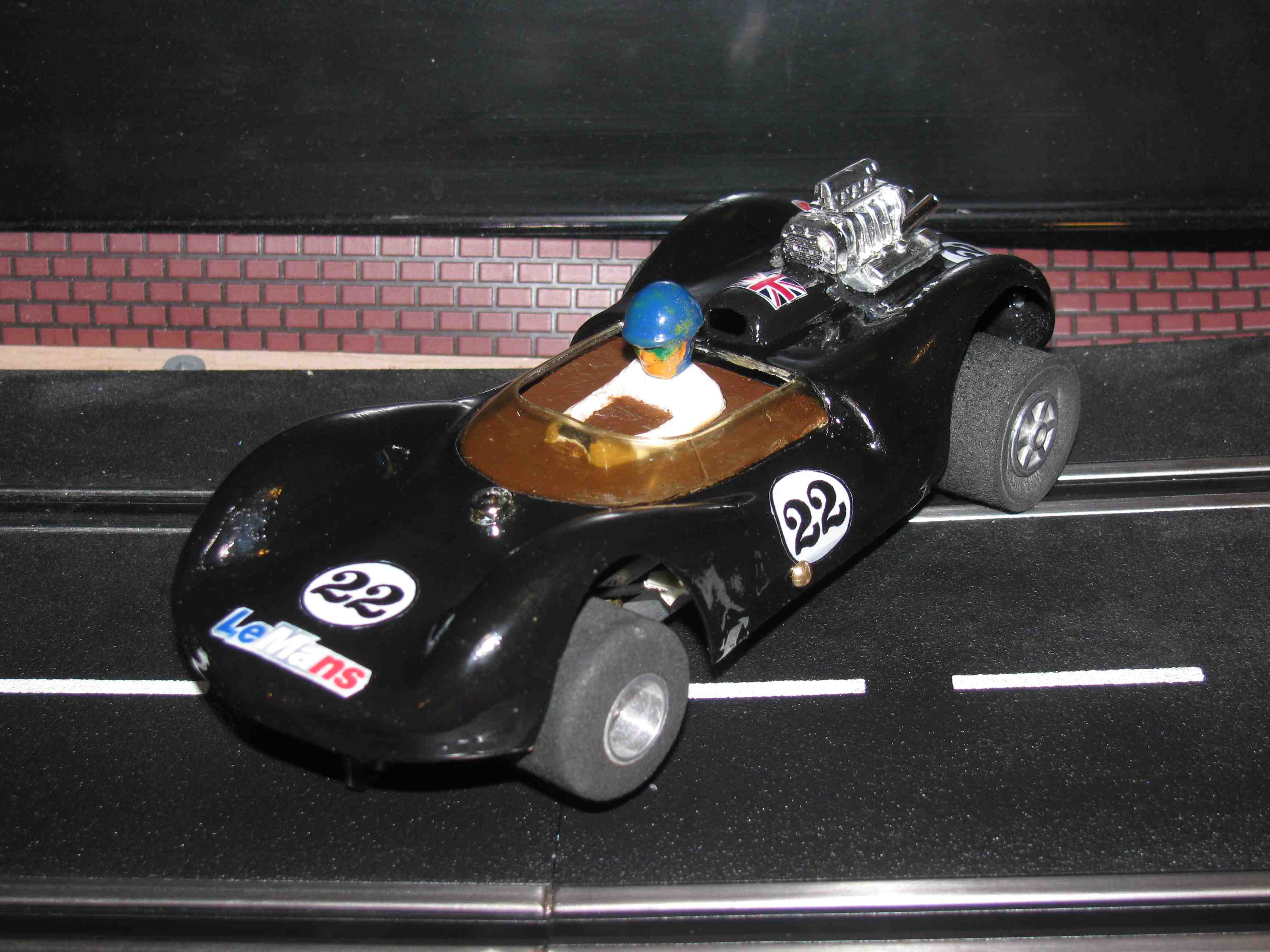 * SOLD * Vintage Lotus LeMans Racer Slot Car 1/24 Scale – Car #22