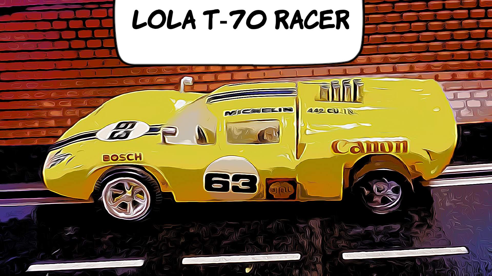 * Black Friday Super Sale, Save $30 off our Ebay store price * 1964 Lola T70 Vintage Slot Car 1/32 Scale – Car 63