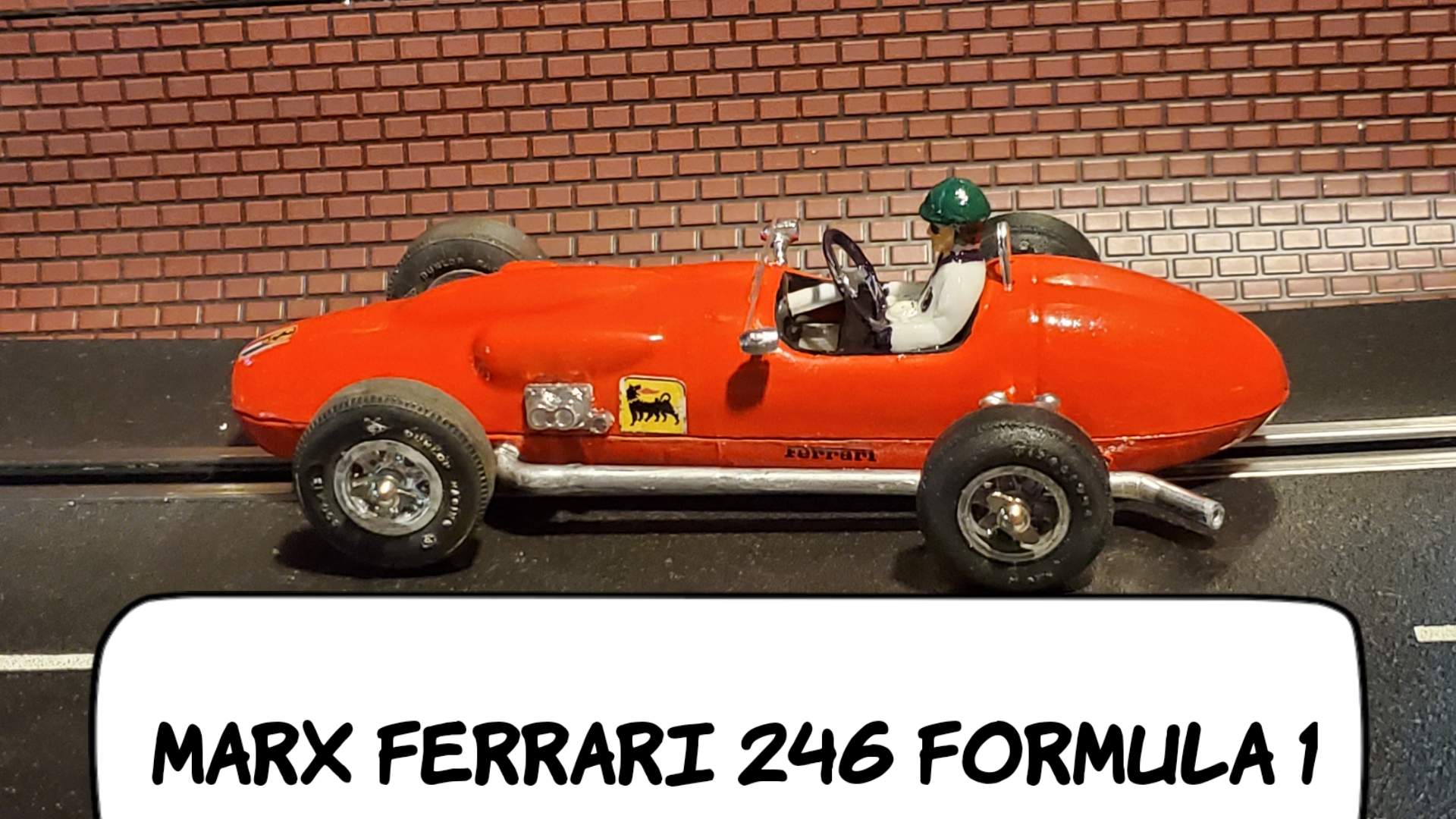 * SALE, Save $50 off our Ebay store price * Vintage Marx Ferrari 246 Formula 1 Grand Prix Slot Car 1/24