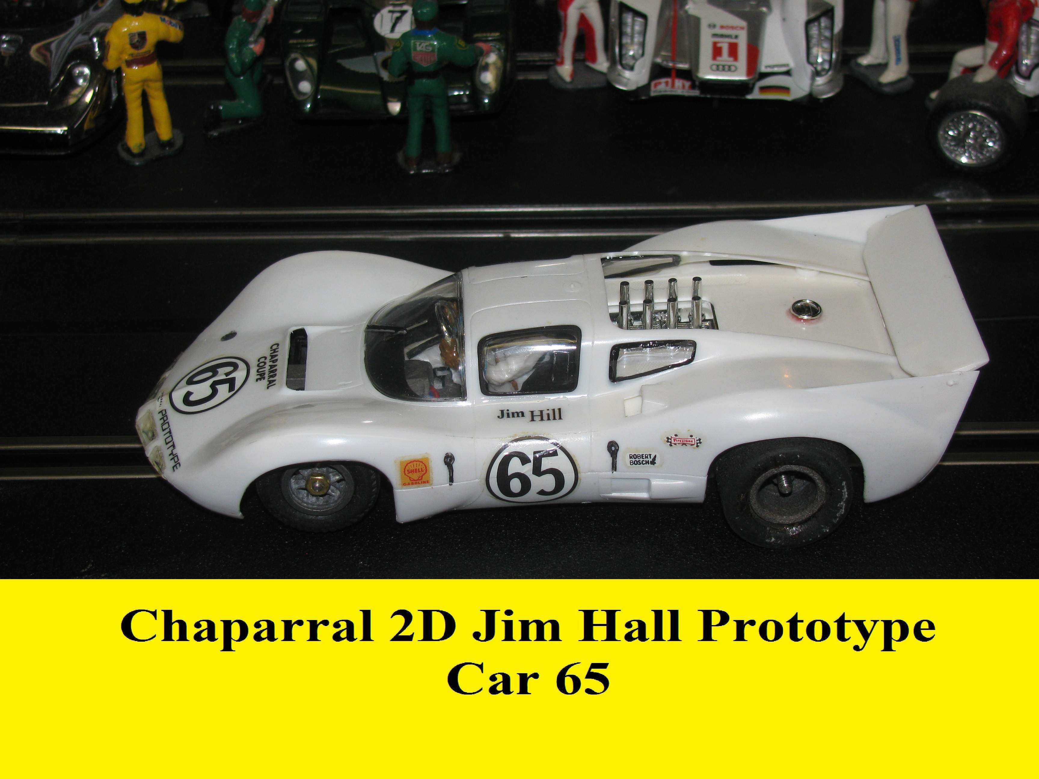 * SOLD * * Sale * Vintage Chaparral 2D Jim Hall Prototype Slot Car #65 1:24 Scale