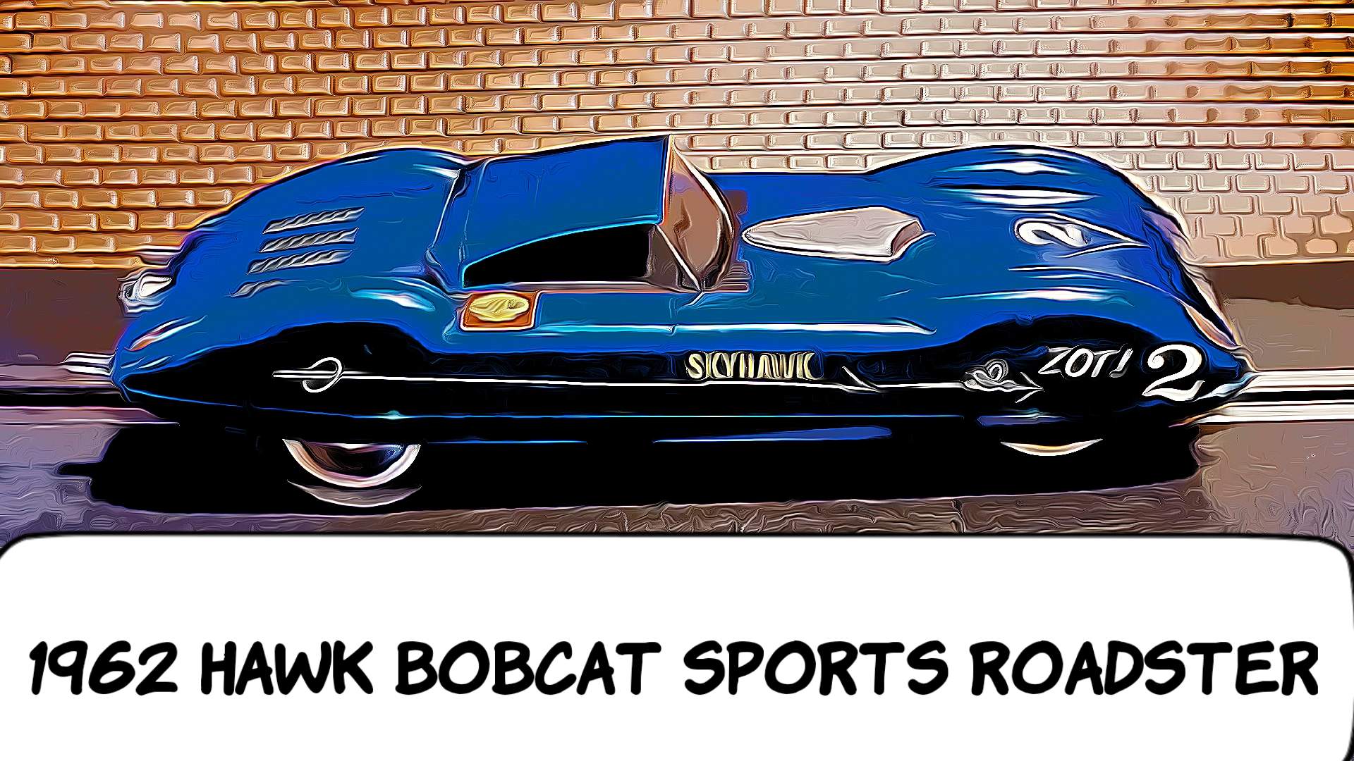 * SALE PRICE, Save $25 vs. our $299.99 Ebay Store * HAWK Bobcat Skyhawk Sport Roadster Slot Car 1/24 Scale 