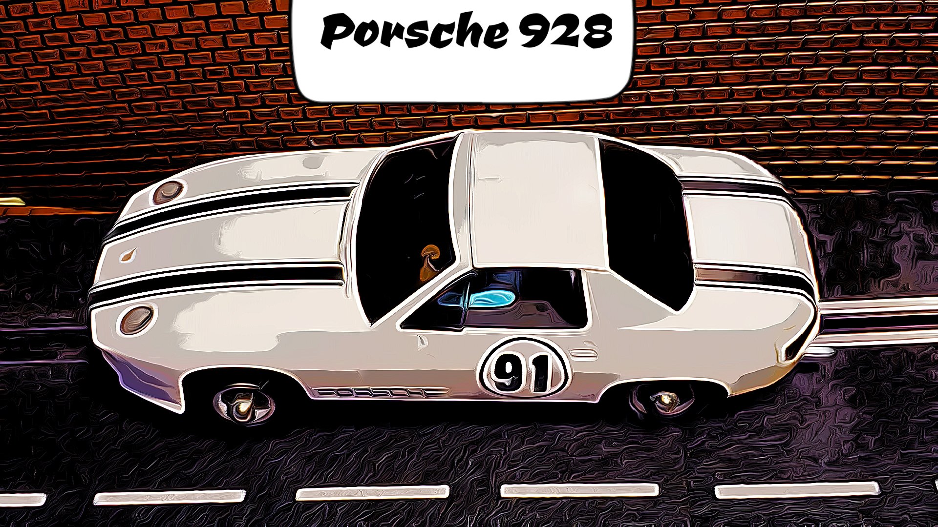 * Sale * Revell Porsche 928 1:24 Scale Slot Car (1978)