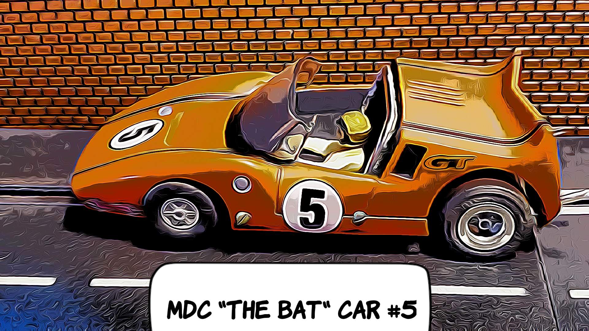 * Sale * Vintage MDC “The Bat” Racer 1/24 Scale Slot Car