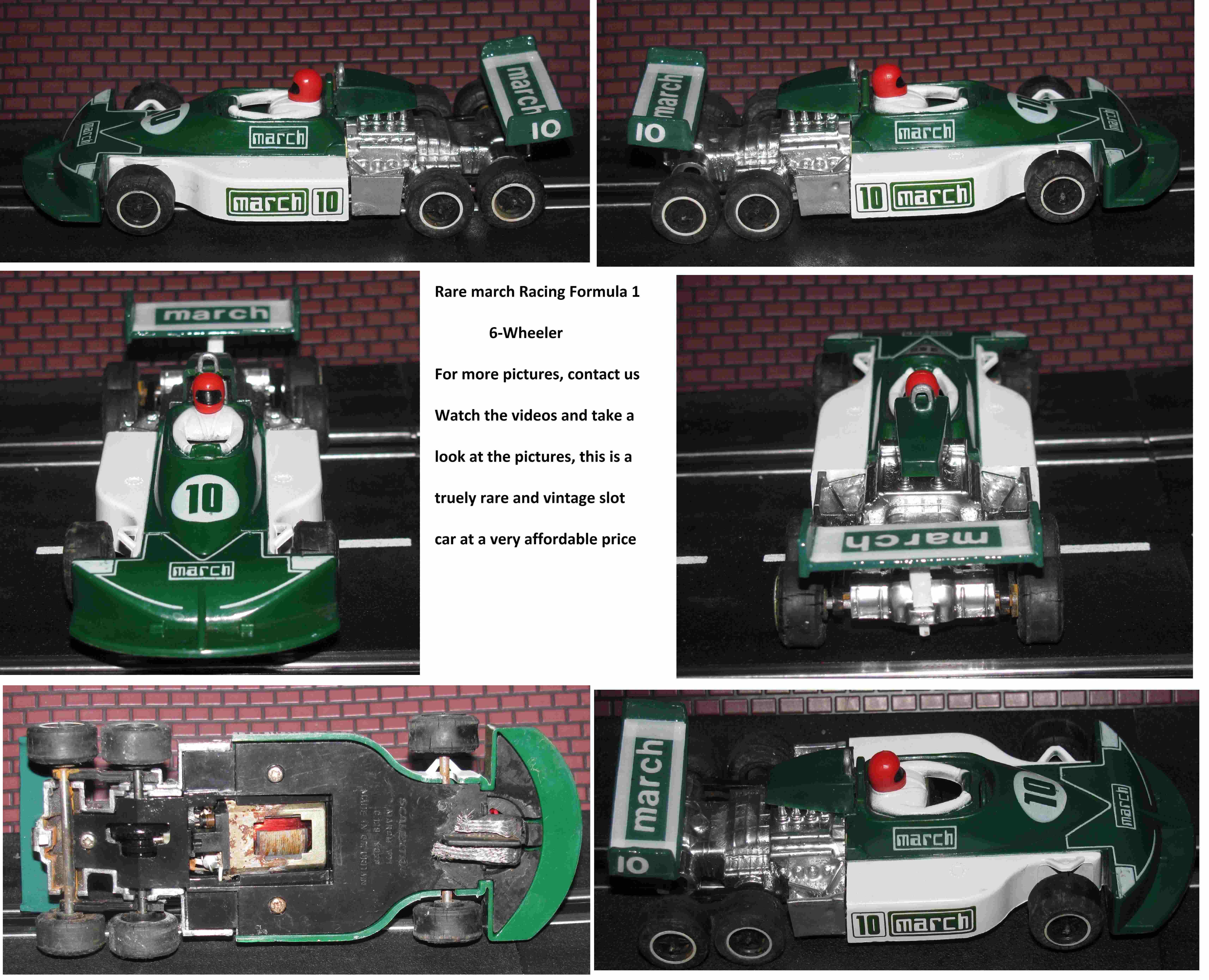 * SOLD * Scalextric – MARCH 771 – Formula One 6-Wheeler