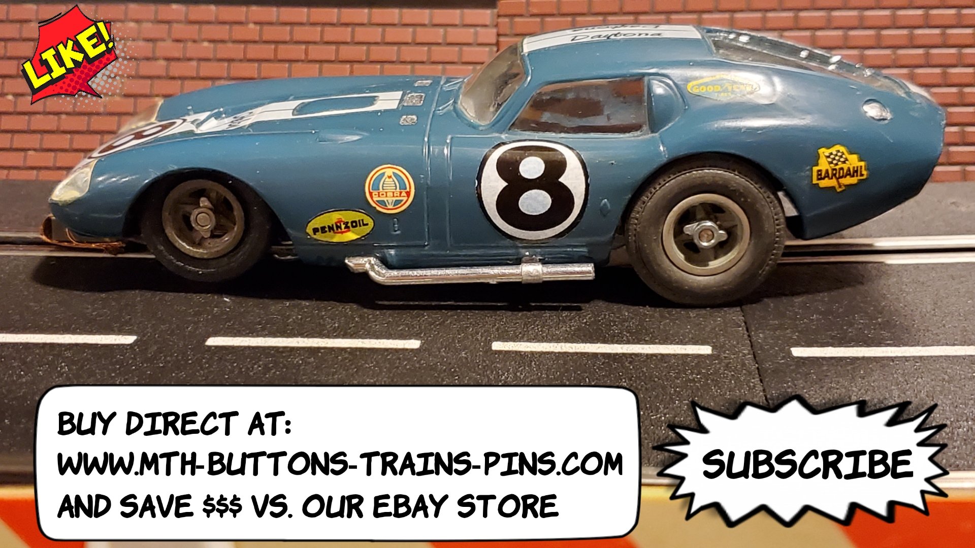 * SOLD * R.T. * * For ROBERT T. ONLY * Sale * COX FORD Shelby Cobra Daytona Coupe 🐍 1:24 Scale – Car #6