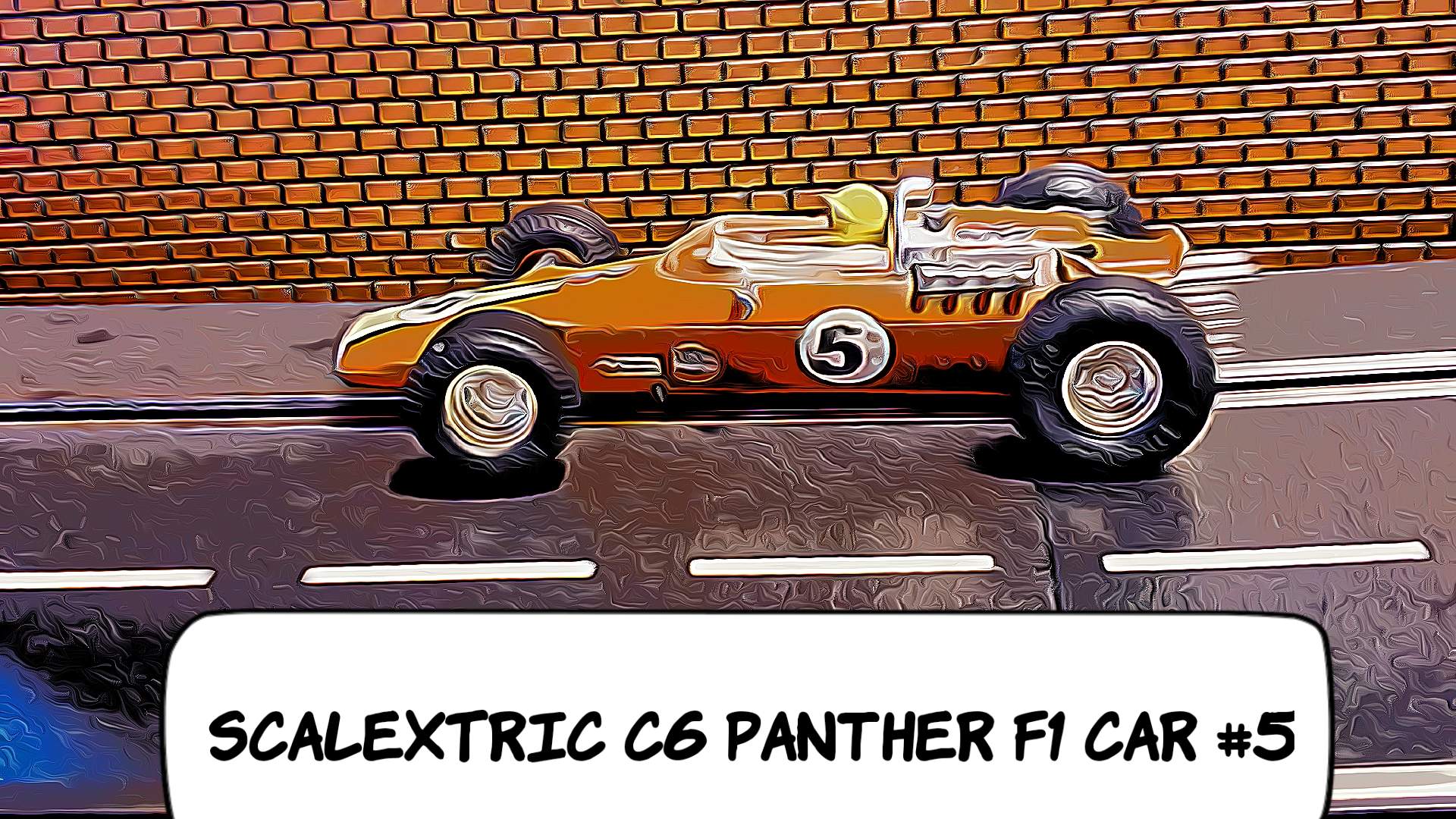 * Sale * Scalextric Panther C6 F1 Slot Car #5 1/32 Scale 
