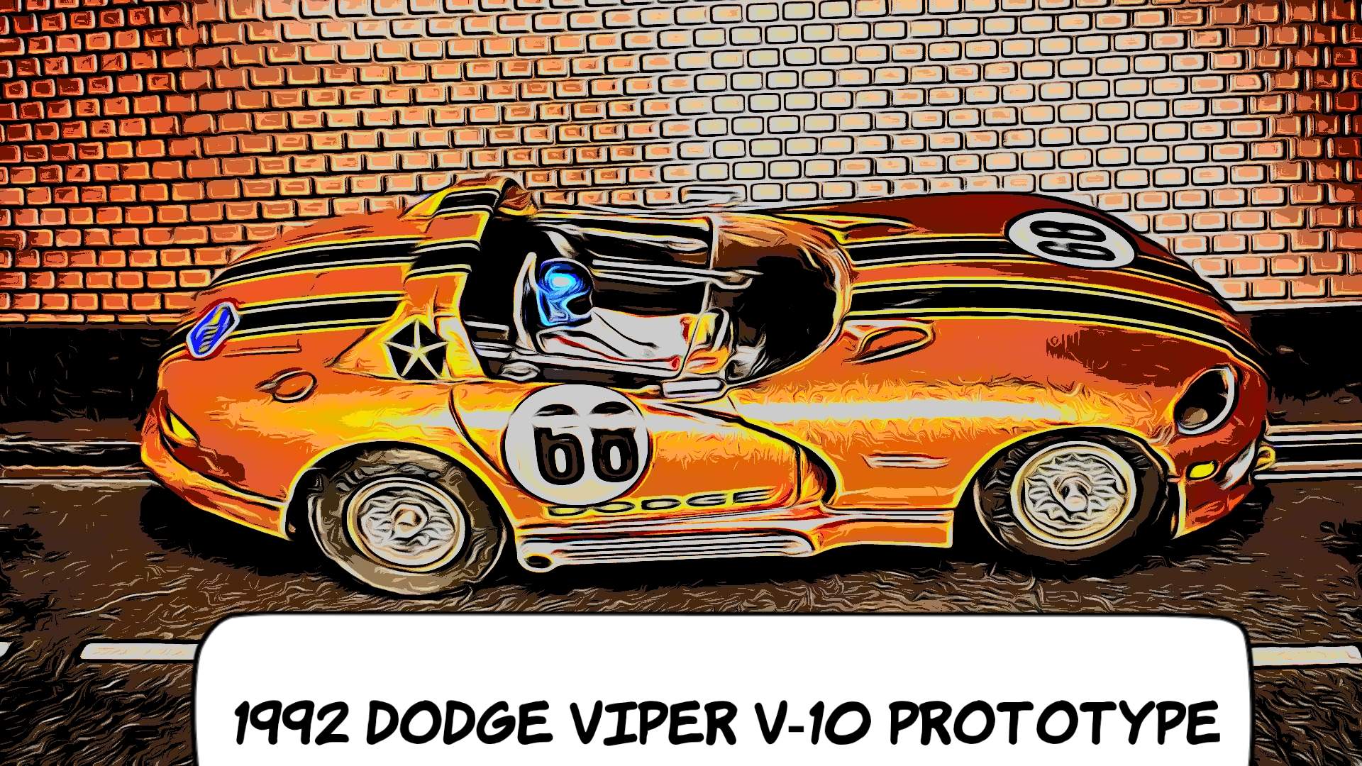 * Black Friday Super Sale * COX 1992 Dodge Viper Experimental Race Prototype Slot Car 1/24 