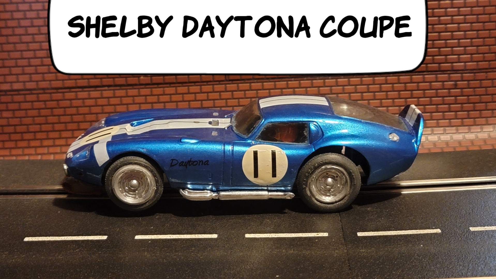 *Sale*, Save $100 vs. our Ebay $799 Store Price * 1965 K&B Aurora Shelby Cobra Daytona Coupe Slot Car 1/24 Scale Limited Edition – Car #11