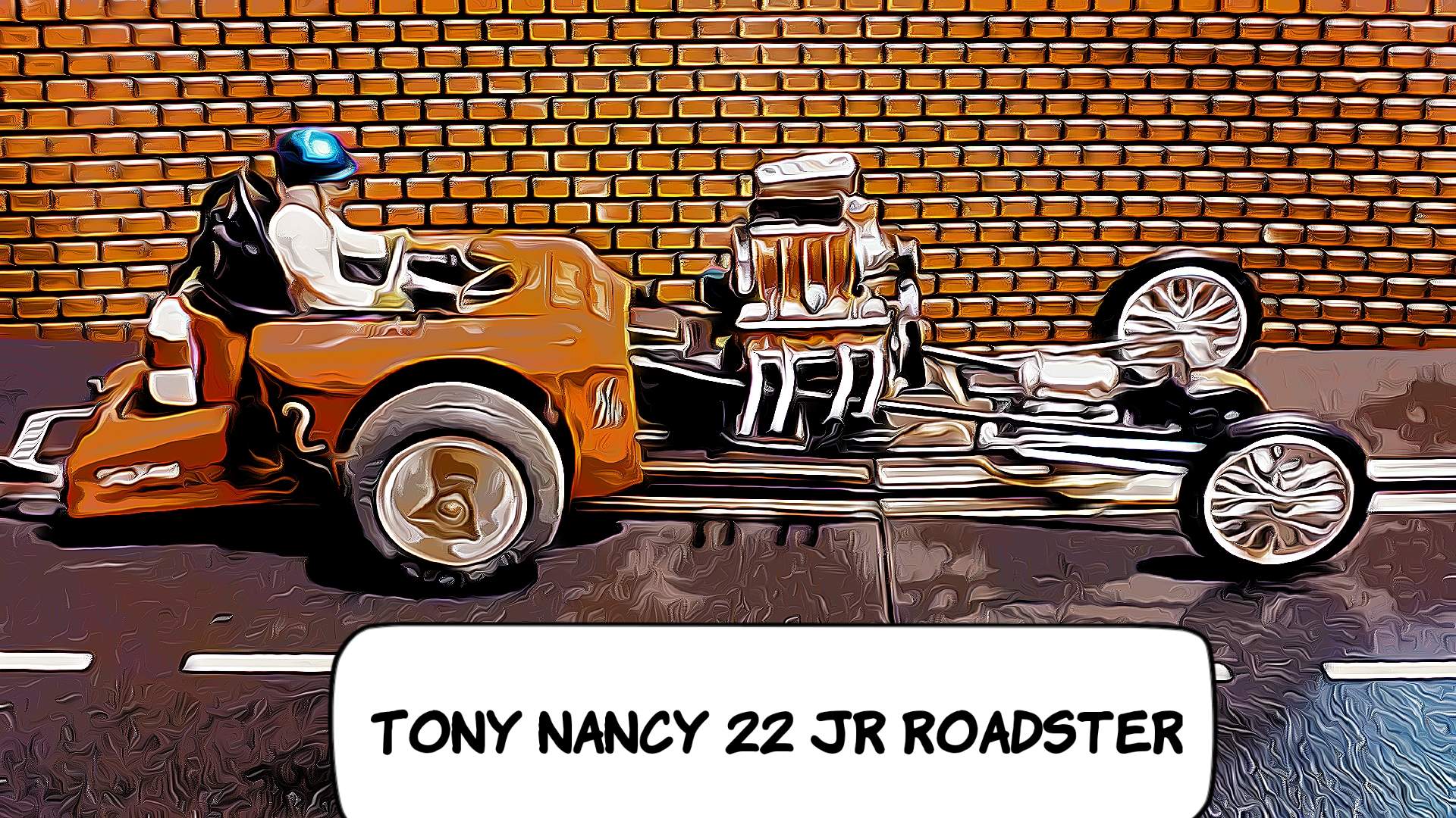 * SOLD * * Sale * Vintage Revell Tony Nancy’s Hall of Fame 22JR Roadster Slot Car 1/32-1/24 Scale