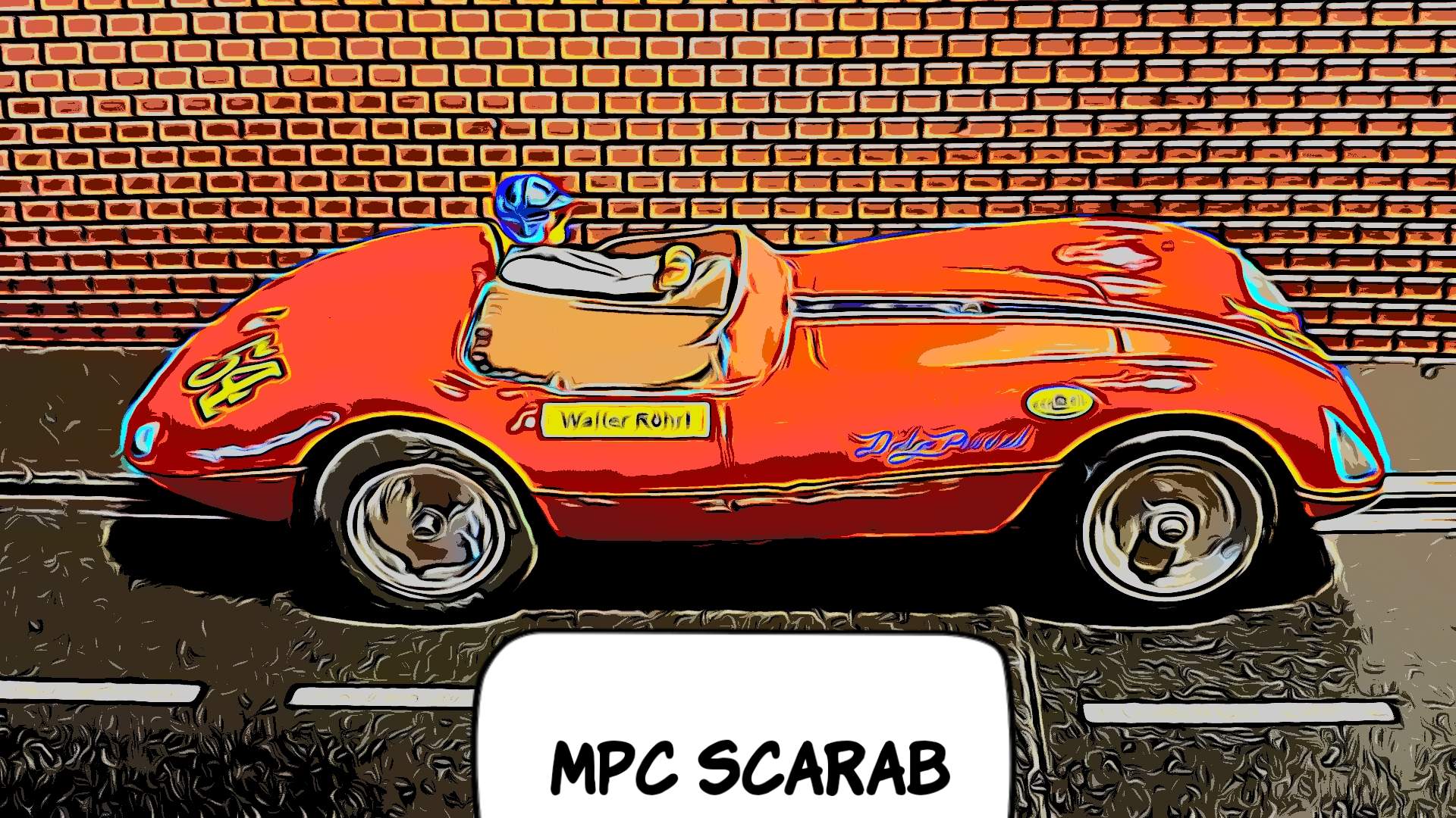 * Sale * MPC Scarab Slot Car 1:24 Scale Car 54     