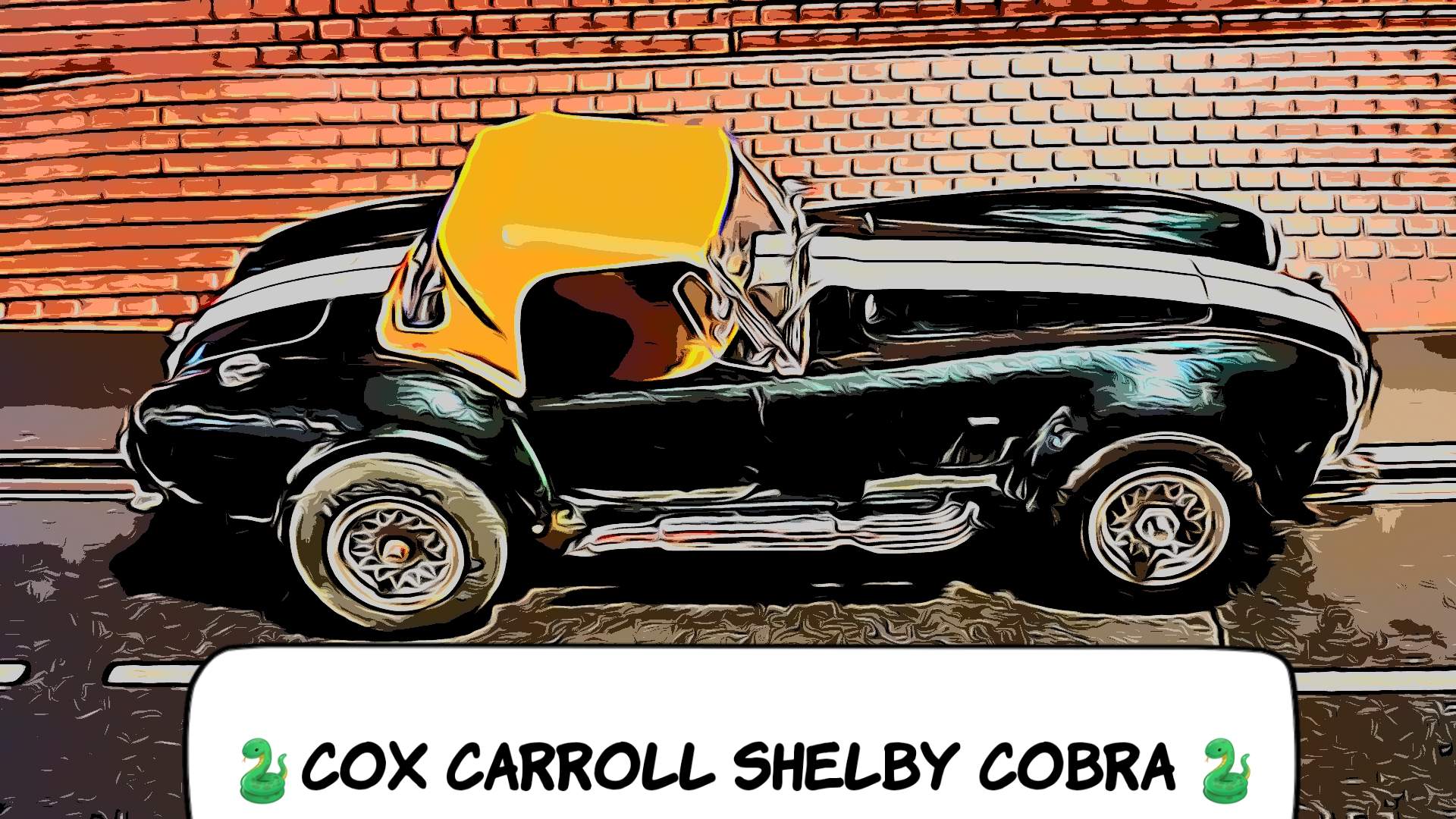 * SALE, Save $30 off our Ebay Price * Vintage COX Carroll Shelby Cobra – Green - Slot Car 1/24 Scale