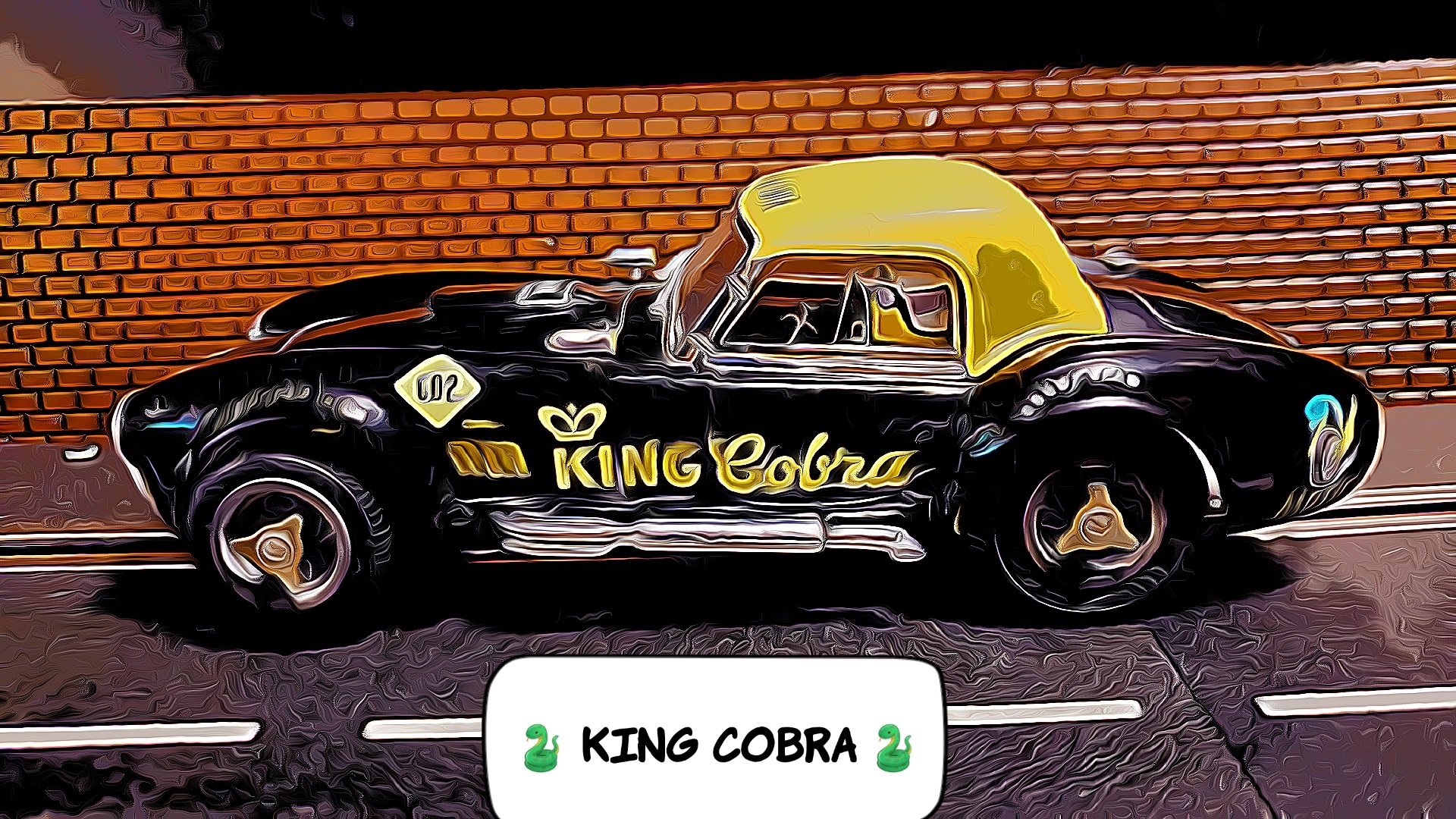 * SOLD * * SALE * COX 1965 Shelby King Cobra 427 Motion Performance 🐍 "King Cobra" 🐍 Racer 1:24 Scale Slot Car