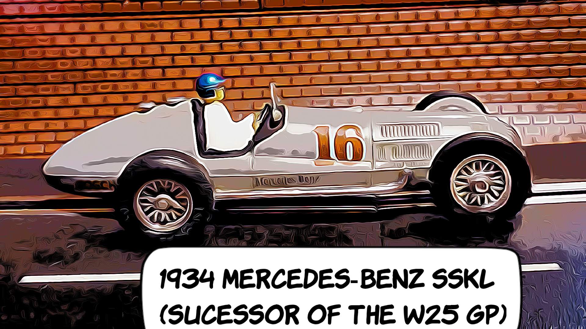 * Sale, Save $125 off our Ebay store price * Vintage Strombecker 1934 Mercedes Benz W25 (SSKL) Grand Prix Slot Car 1/24 Scale