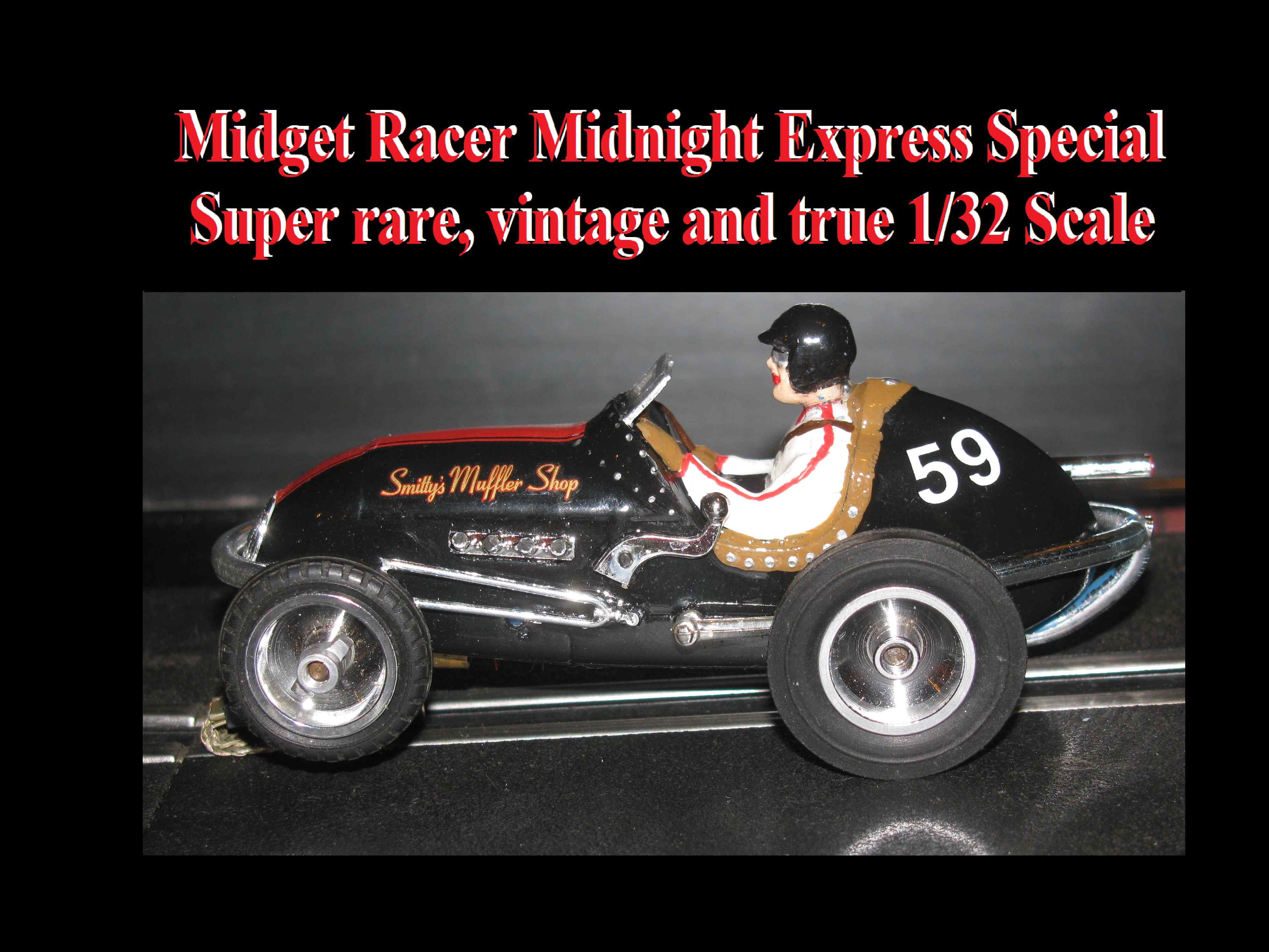 * SALE (Reg $499) * Revell Midget Racer Midnight Express Special Slot Car #59 1:32 Scale