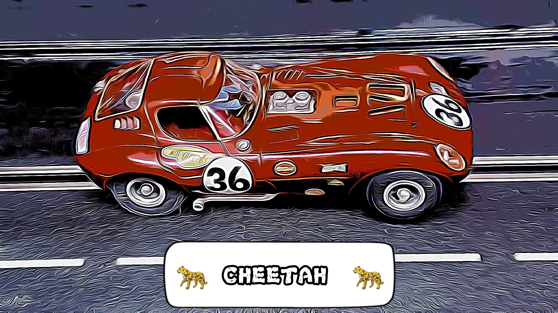 * SALE * COX Cheetah Racer Bill Thomas BTM Slot Car #36 1:24 Scale