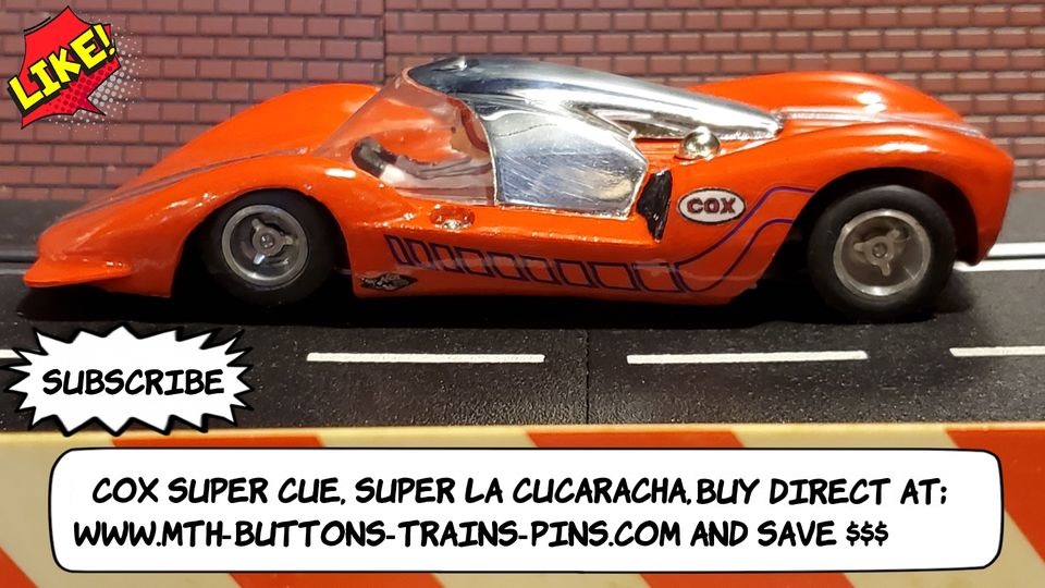 * SOLD * COX Super La Cucaracha GT, nicknamed the “Super Cuc”, * VERY RARE 1:24 Scale Slot Car
