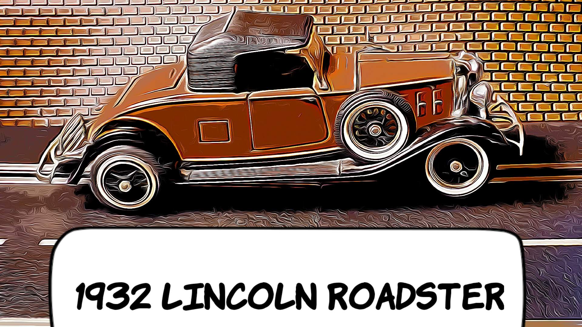 * SOLD - 05-2023 * Sale * 1932 Ford Lincoln Roadster Slot Car 1/24 Scale     