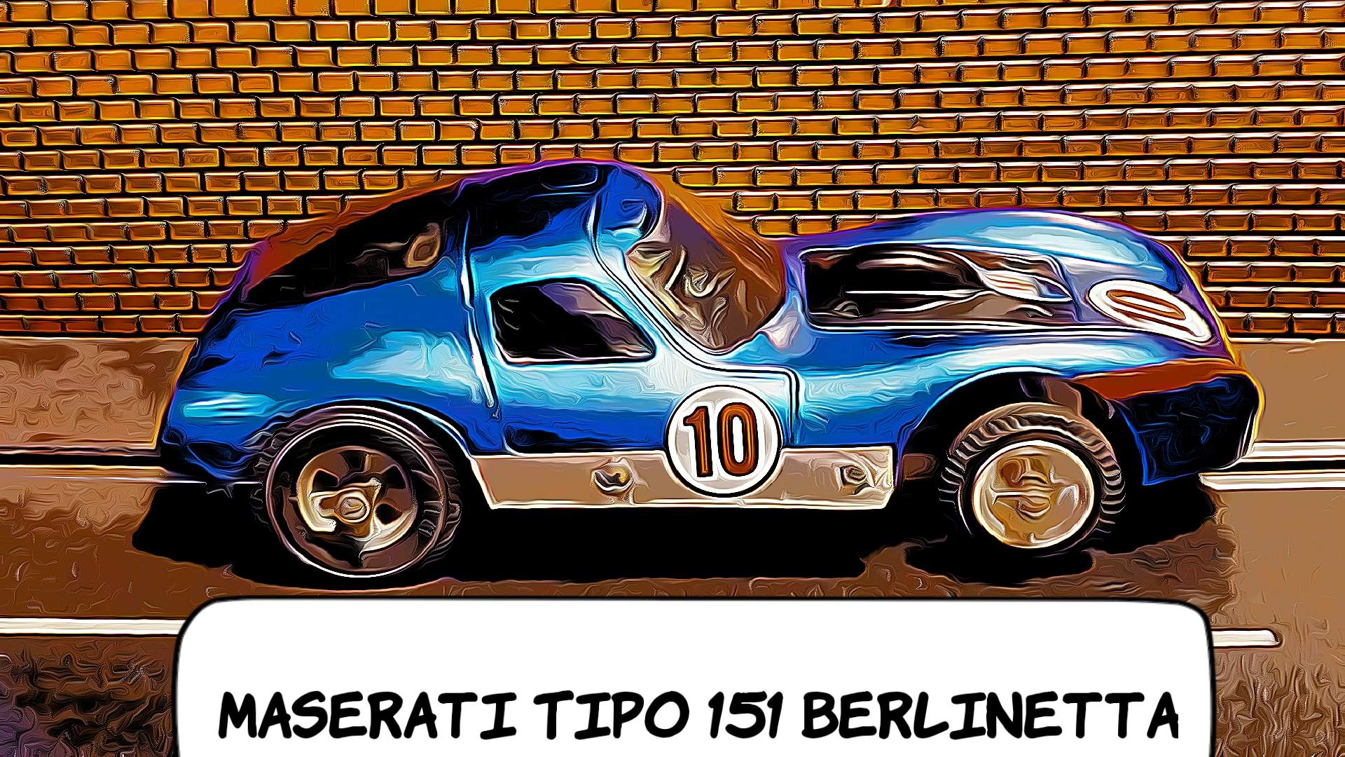 * SOLD 05-20-23 * * Sale * Maserati Tipo 151 Berlinetta Classic Industries Slot Car 1:24 Scale     