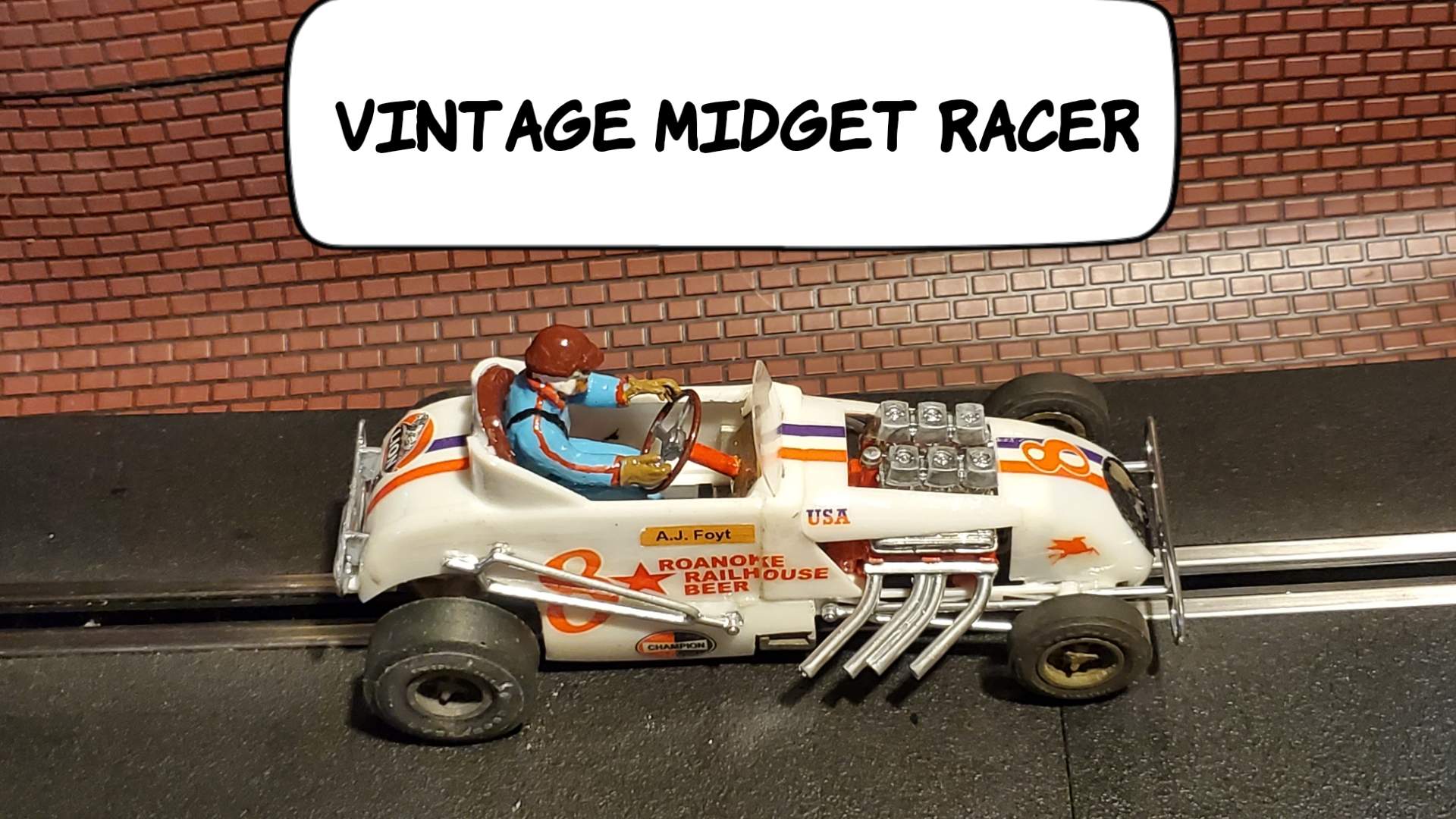 * Black Friday Super Sale, Save $50.00 vs. our Ebay Store Price * COX Midget Racing Special 1/24 Scale Slot Car 8