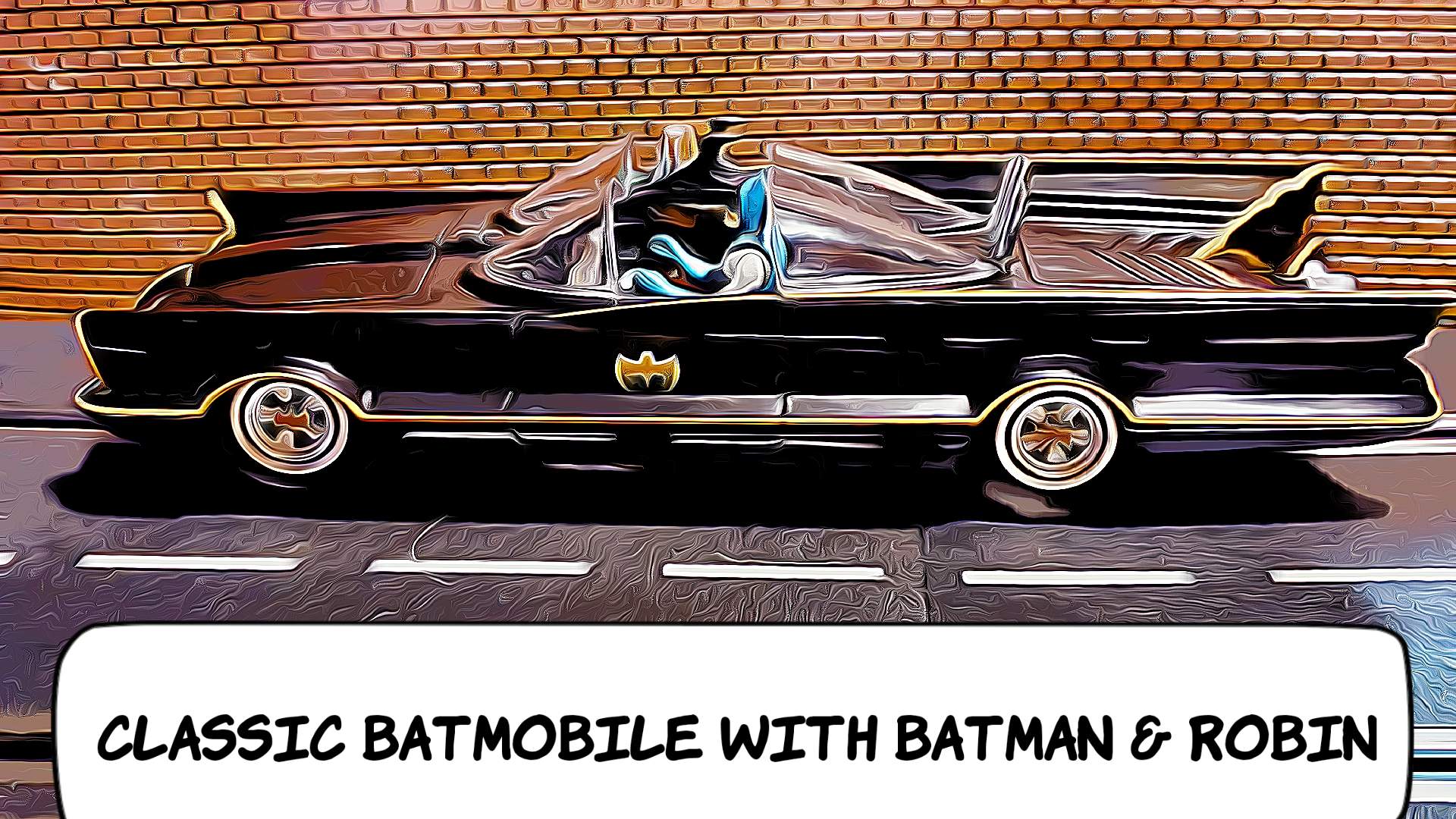 * Sale * Classic Batmobile Slot Car with Batman & Robin Special Edition 1:24 Scale