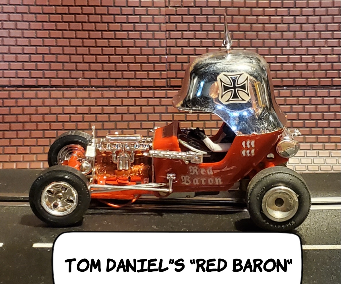 * SOLD * * Super September Sale Price, Save $50 v. our Ebay Store * Tom Daniels Monogram Red Baron Hot Rod Roadster Slot Car 1:24 Scale     