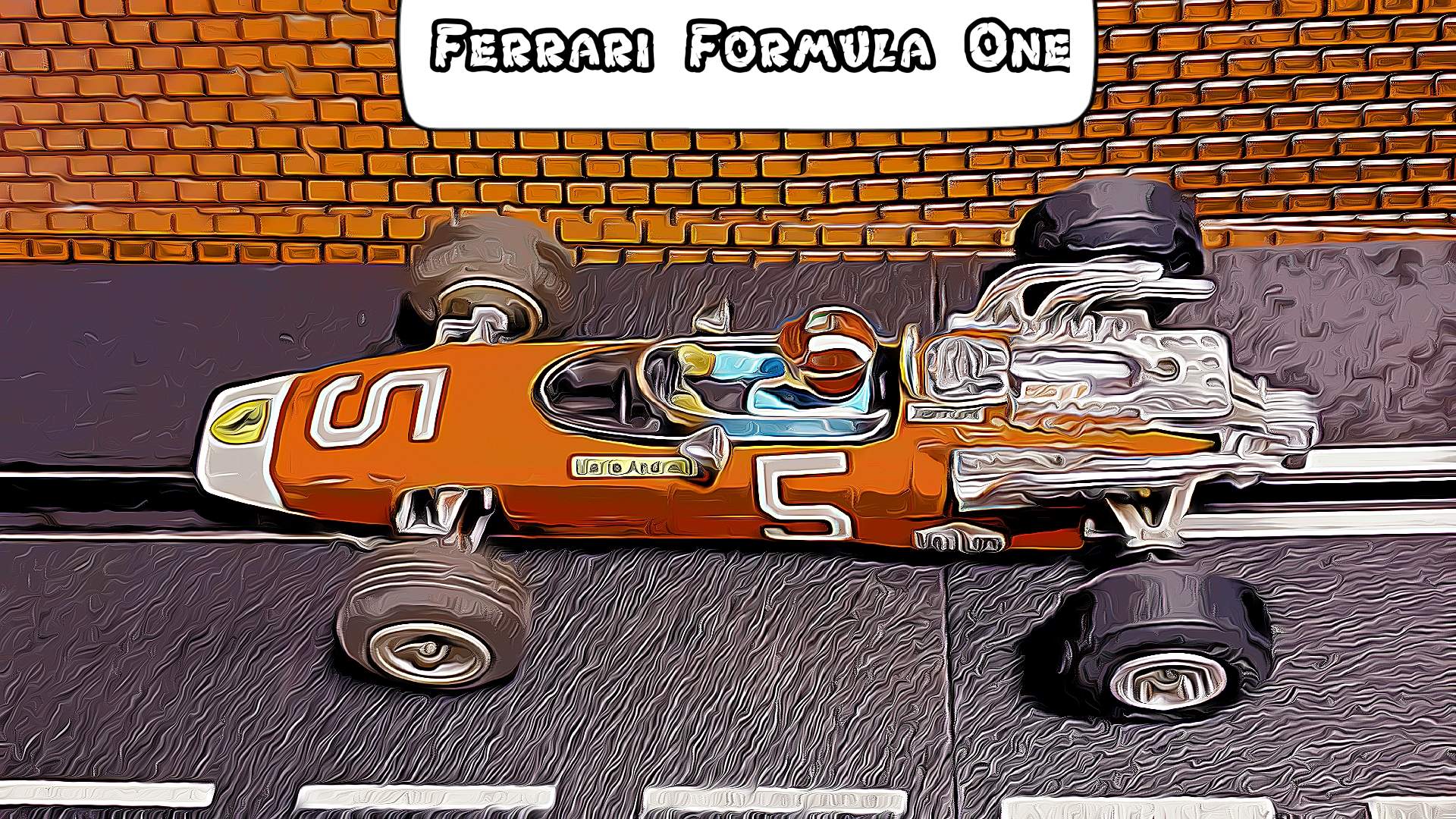 * Spooky Sale * 1967 Ferrari Formula 1 SF312 (Scuderia Ferrari ) F1 V12 Slot Car 1/24 Scale