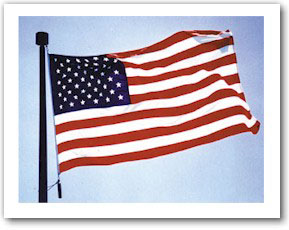 NYLON AMERICAN FLAG