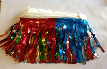 Metallic Skirt Pennant- Multi Color