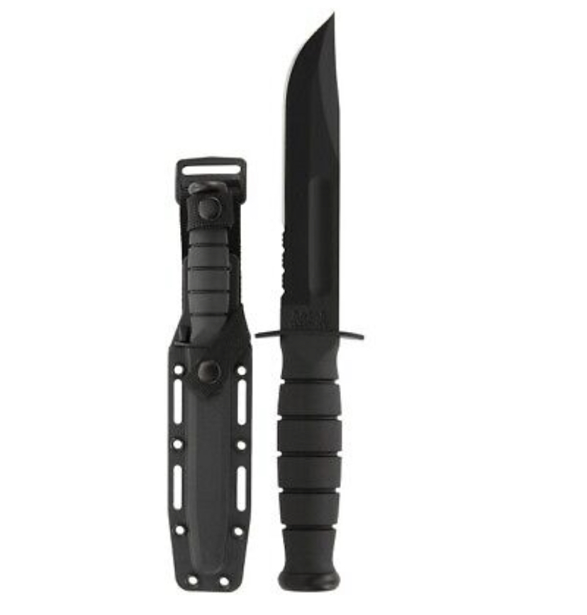 SURVIVOR K-BAR KNIFE HTB1 BLACK 
