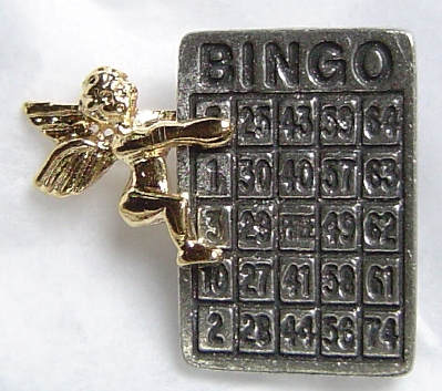 Bingo Angel pin